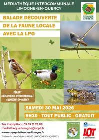 Promenade découverte avec la LPO - 30 mai LIMOGNE