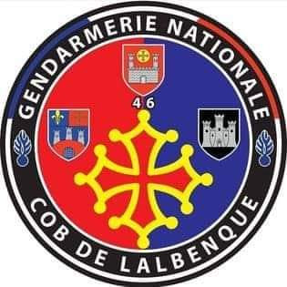 Logo Gendarmerie nationale - COB DE LALBENQUE