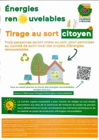 Tirage au sort citoyen, énergies renouvelables